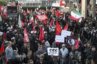 تشییع تاریخی رهبر شهید انقلاب در تهران