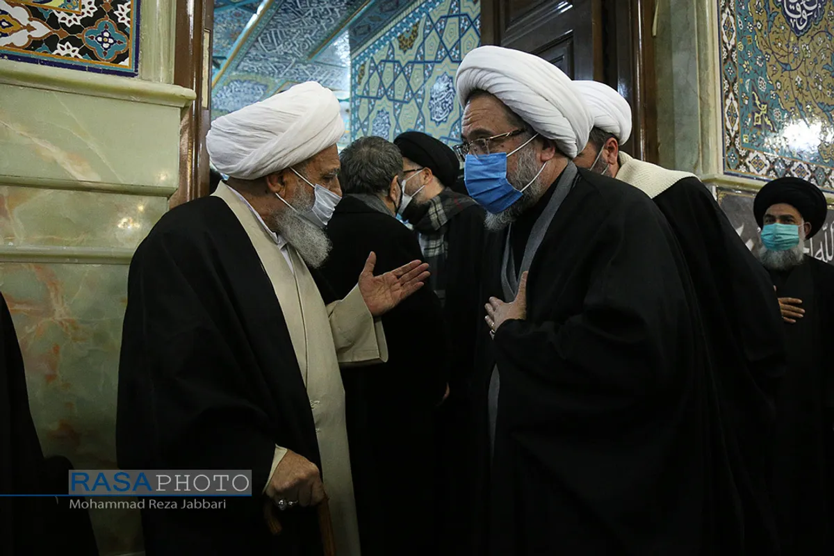 مراسم ترحیم حضرت آیت الله صافی گلپایگانی با حضور مراجع، علما و شخصیت&zwnj;های حوزوی