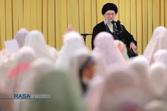 مراسم جشن تکلیف دختران دانش&zwnj;آموز با حضور مقام معظم رهبری