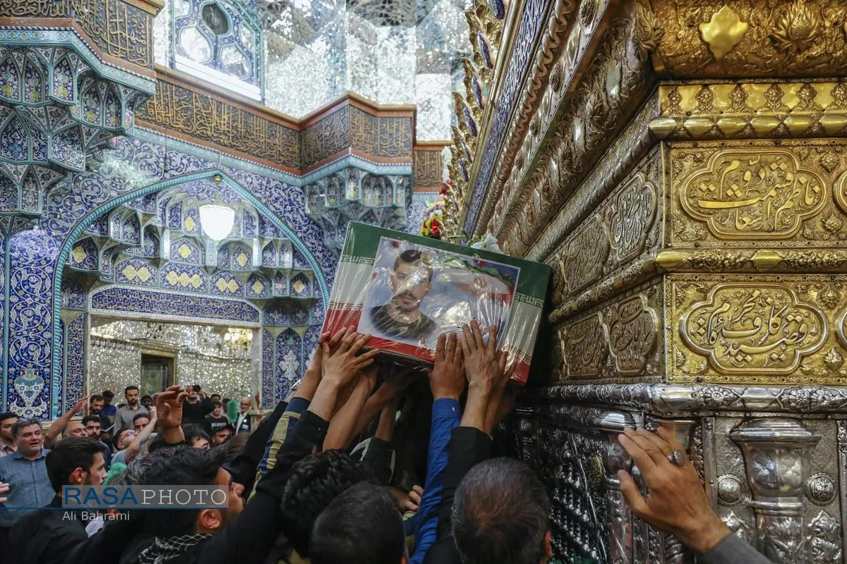 تشییع بسیجی شهید محسن گرایی
