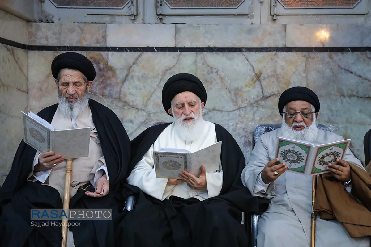 مراسم بزرگداشت بیست و هفتمین سالگرد رحلت آیت الله گلپایگانی&lrm;
