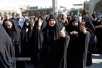 حرم کریمه اهلبیت (س) در روز شهادت حضرت زهرا (سلام&zwnj;الله&zwnj;علیها)