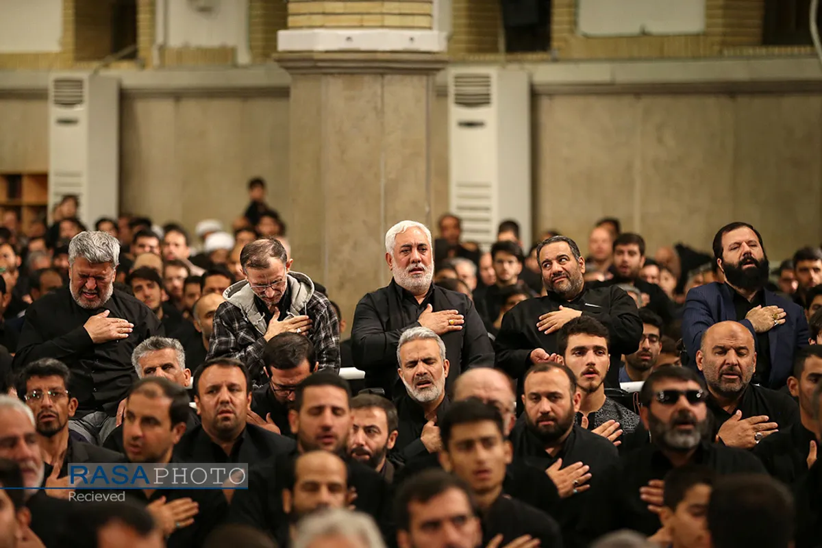 مراسم سوگواری سالروز شهادت مولای متقیان امام علی(ع) با حضور مقام معظم رهبری