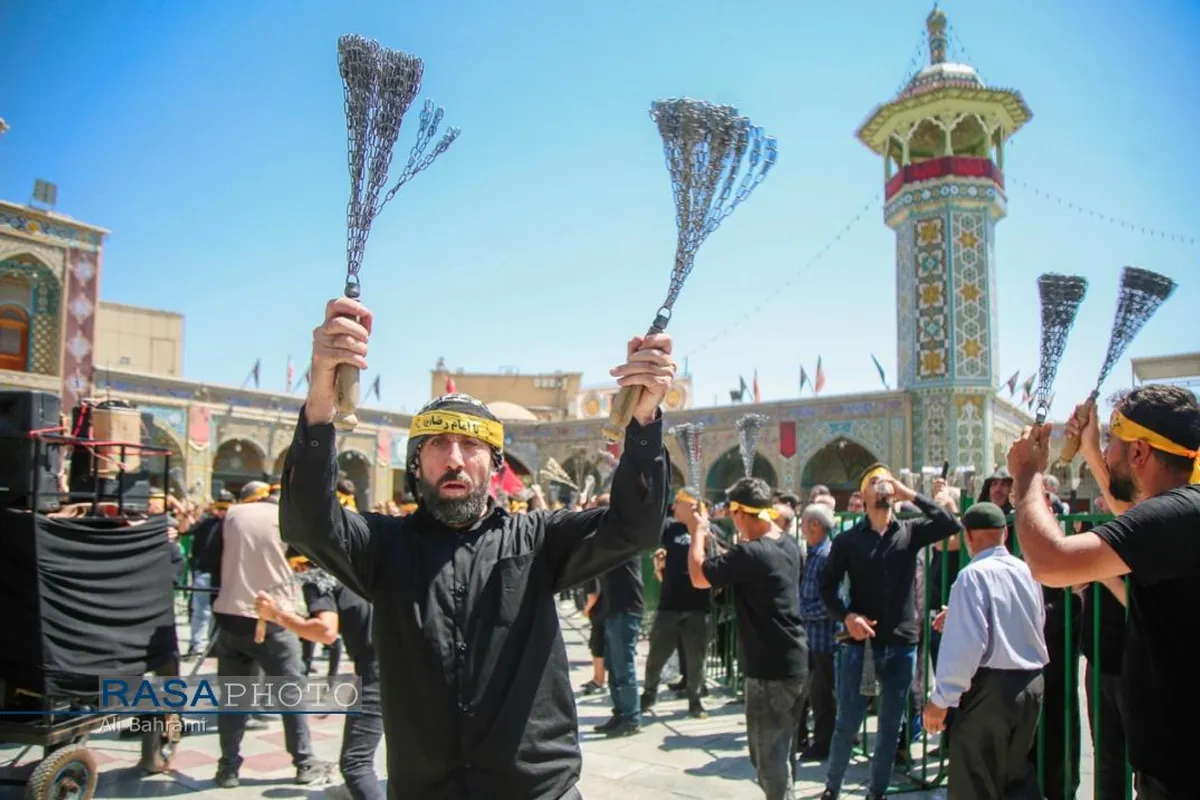عزاداری روز شهادت حضرات پیامبر اعظم و امام حسن مجتبی (علیهما&zwnj;السلام) در قم