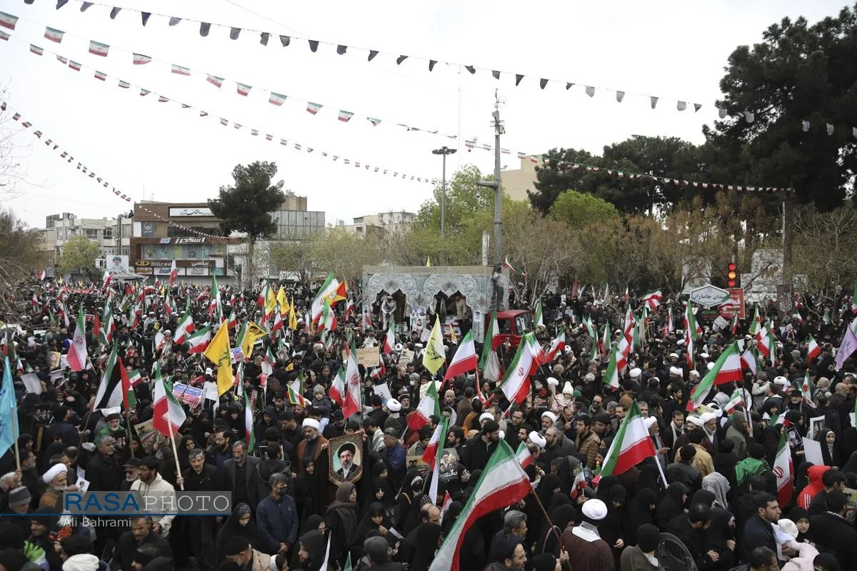 راهپیمایی تاریخی مردم در روز قدس ۱۴۰۴ در قم
