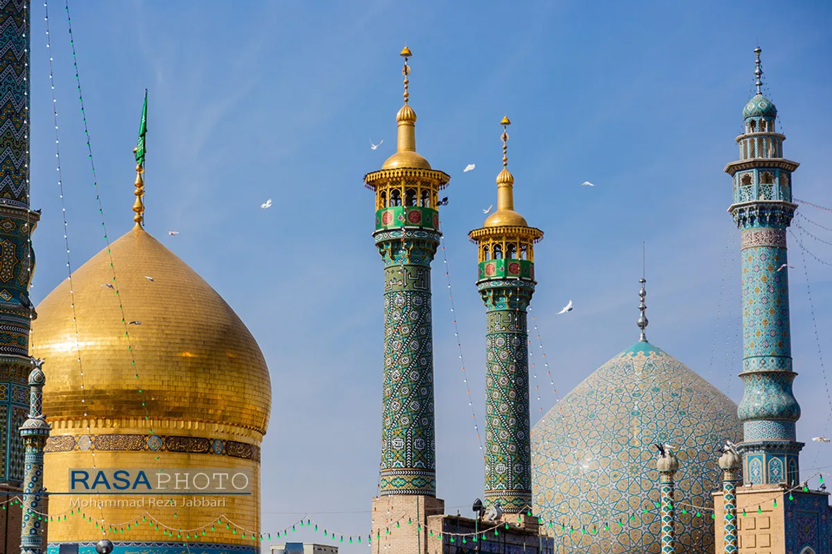 مراسم نمادین ورود کاروان حضرت معصومه (سلام الله علیها) به قم