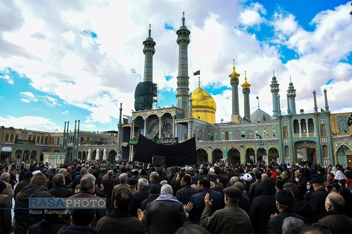 عزاداری روز شهادت حضرت امام موسی کاظم (علیه&zwnj;السلام) در حرم بانوی کرامت