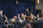 عزاداری روز عاشورای حسینی در مدرسه دو درب حرم مطهر رضوی
