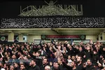 آخرین شب مراسم عزاداری حضرت اباعبدالله الحسین (علیه&zwnj;السلام) با حضور مقام معظم رهبری