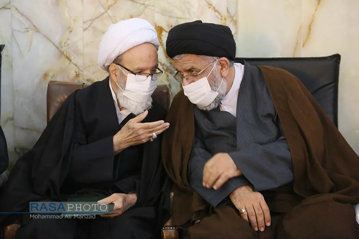 مراسم چهلم مرحوم آیت الله مجتهد شبستری در حرم کریمه اهل&zwnj;بیت (ع)