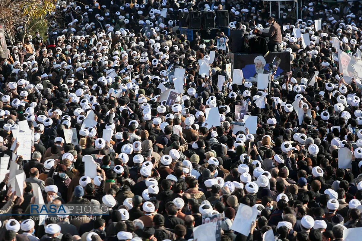 مراسم وداع و تشییع پیکر عمار انقلاب علامه مصباح یزدی در قم