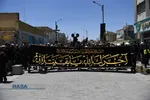 عزاداری روز شهادت حضرت امام جعفر صادق (ع) و تشییع پیکر شهید دفاع مقدس در قم