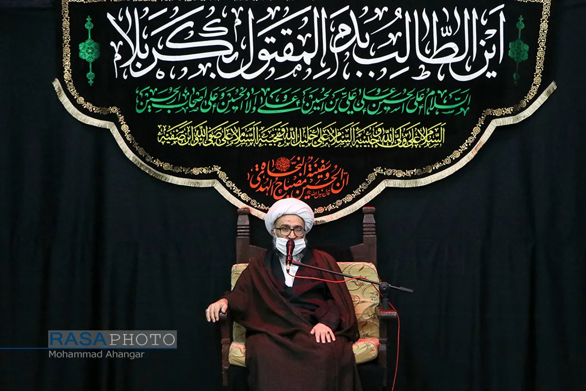 مراسم پیشواز محرم با سخنرانی نماینده خبرگان رهبری