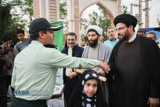 مراسم تقدیر از زحمت&zwnj;کشان نیروی انتظامی در قم
