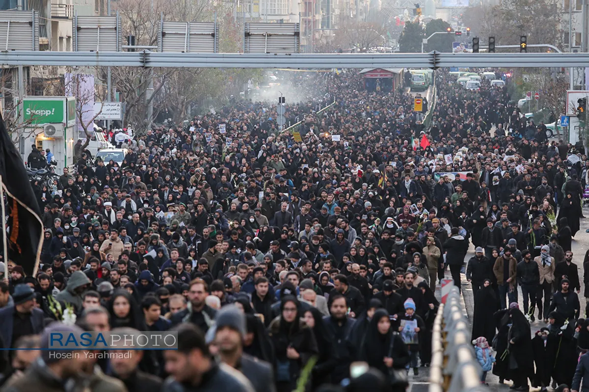 تشییع باشکوه سپهبد شهید حاج قاسم سلیمانی در تهران