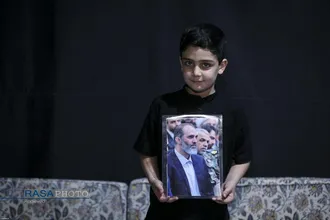مراسم عزاداری شب عاشورای حسینی در جوار محل شهادت قائد شهید
