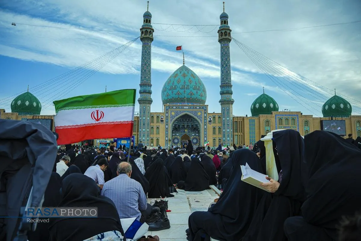 مراسم پر فیض دعای عرفه در مسجد مقدس جمکران