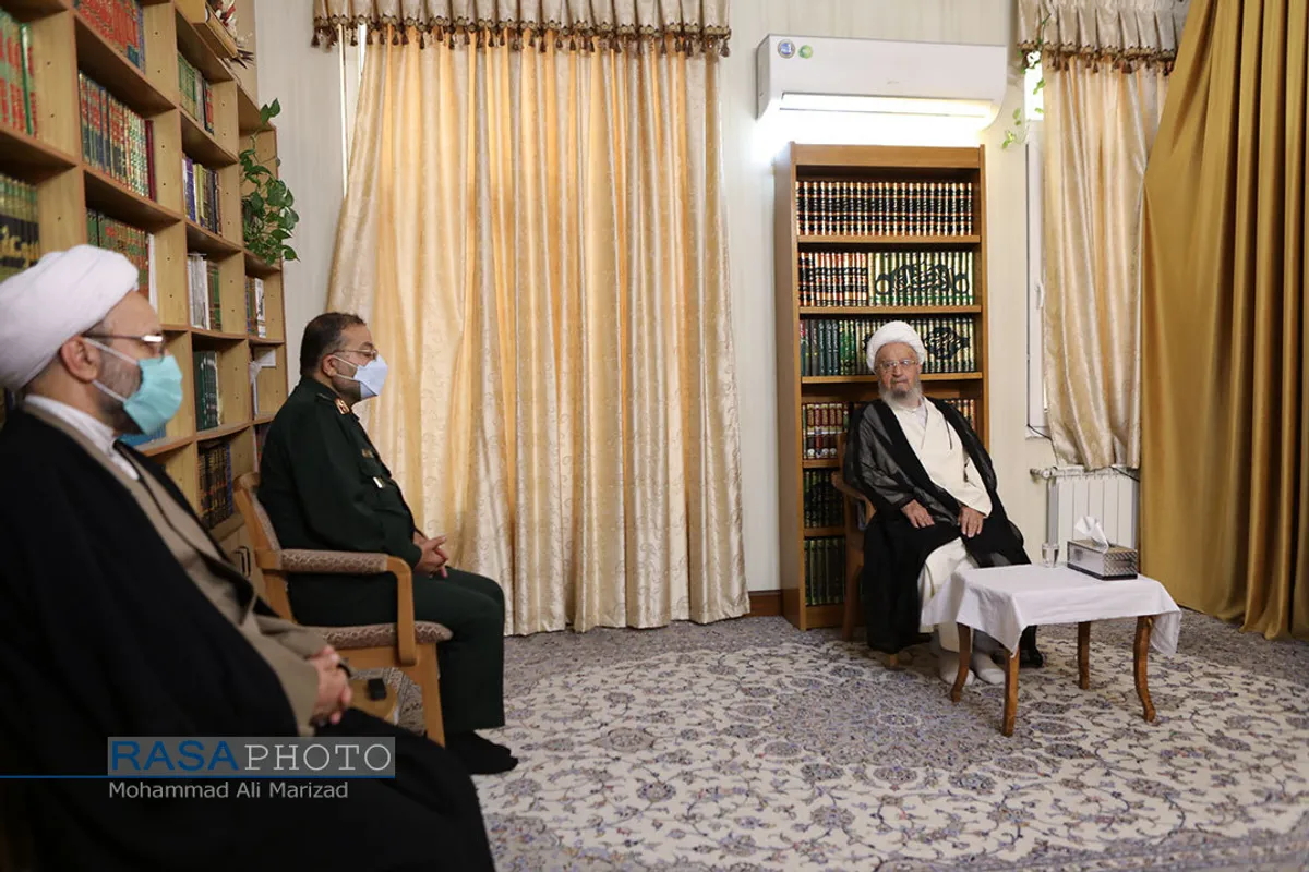 دیدار رئیس سازمان بسیج مستضعفین با مراجع تقلید و علما در قم