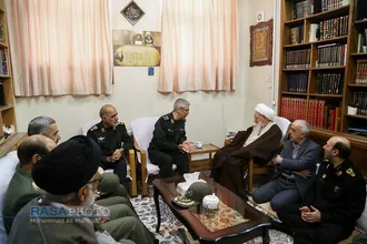 سفر سردار باقری رئیس ستاد کل نیرو&zwnj;های مسلح به قم و دیدار با مراجع تقلید