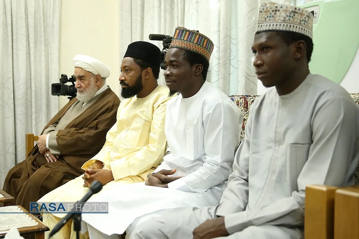 دیدار شیخ ابراهیم زکزکی رهبر جنبش اسلامی نیجریه با مقم معظم رهبری