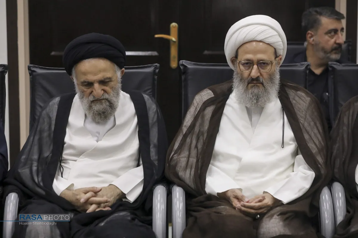 دیدار عارف معاون اول رئیس جمهور با اعضای جامعه مدرسین
