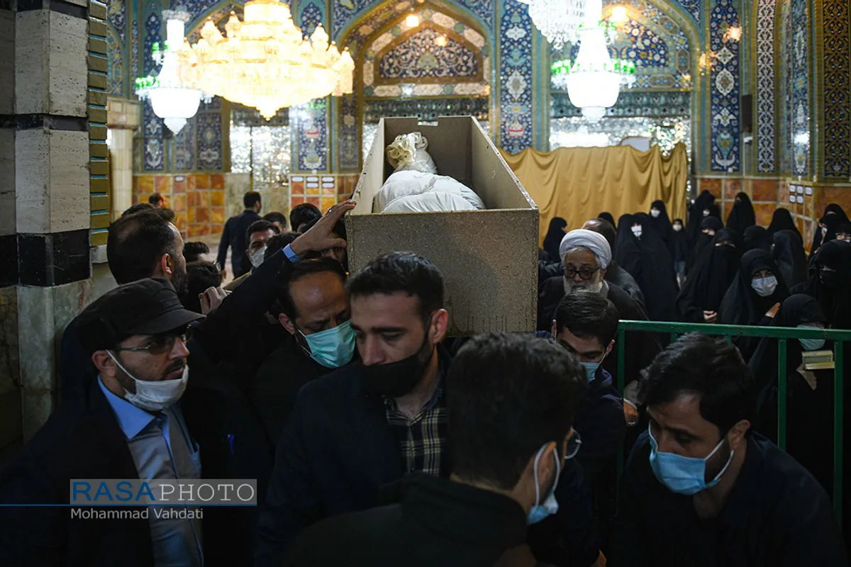 تشییع پیکر آیت الله علوی گرگانی در قم