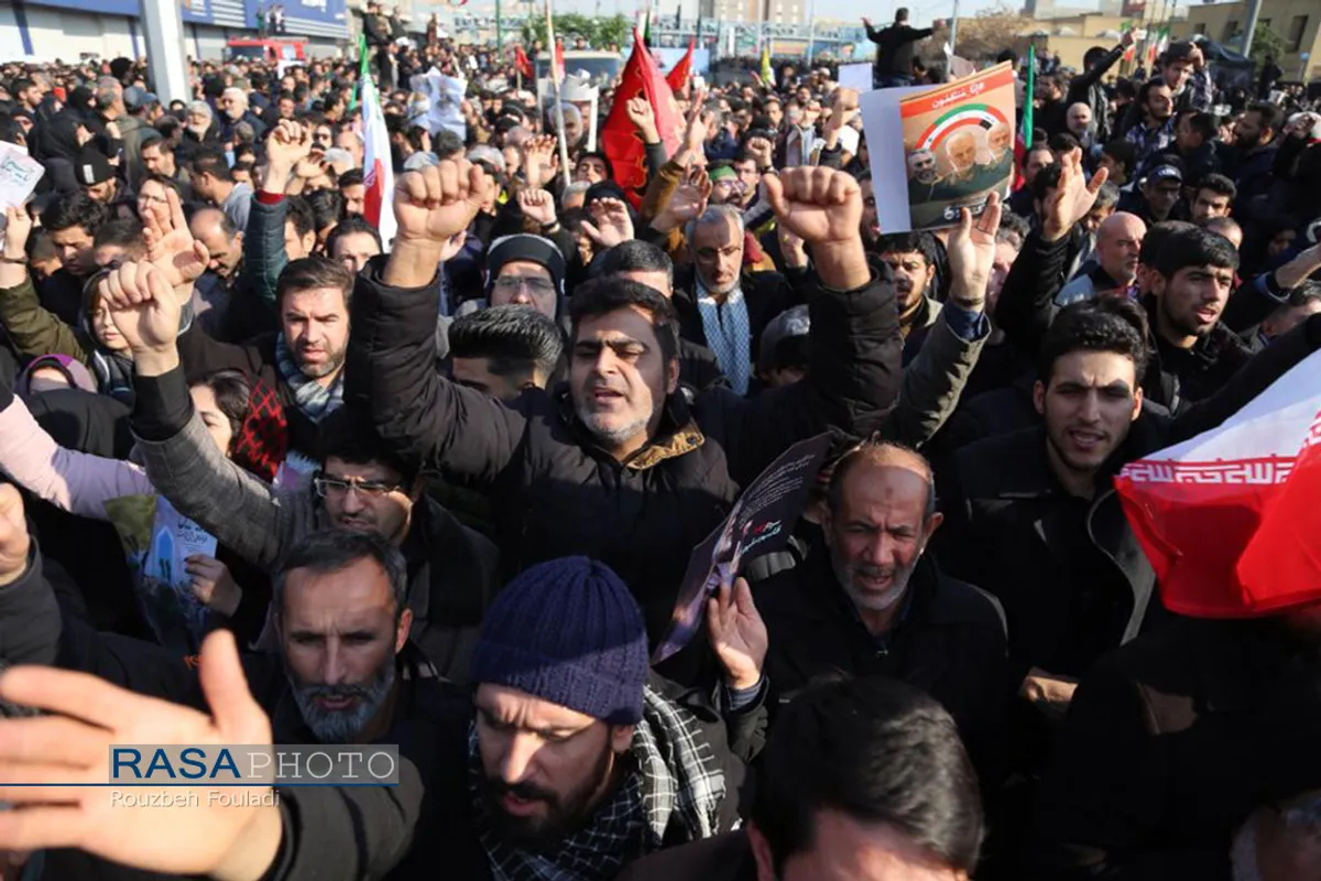 تشییع باشکوه سپهبد شهید حاج قاسم سلیمانی در تهران