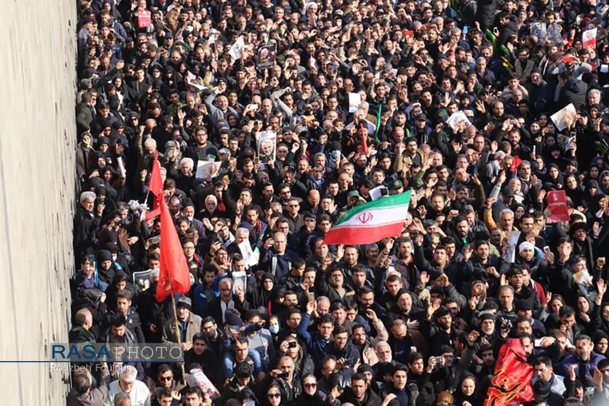 تشییع باشکوه سپهبد شهید حاج قاسم سلیمانی در تهران