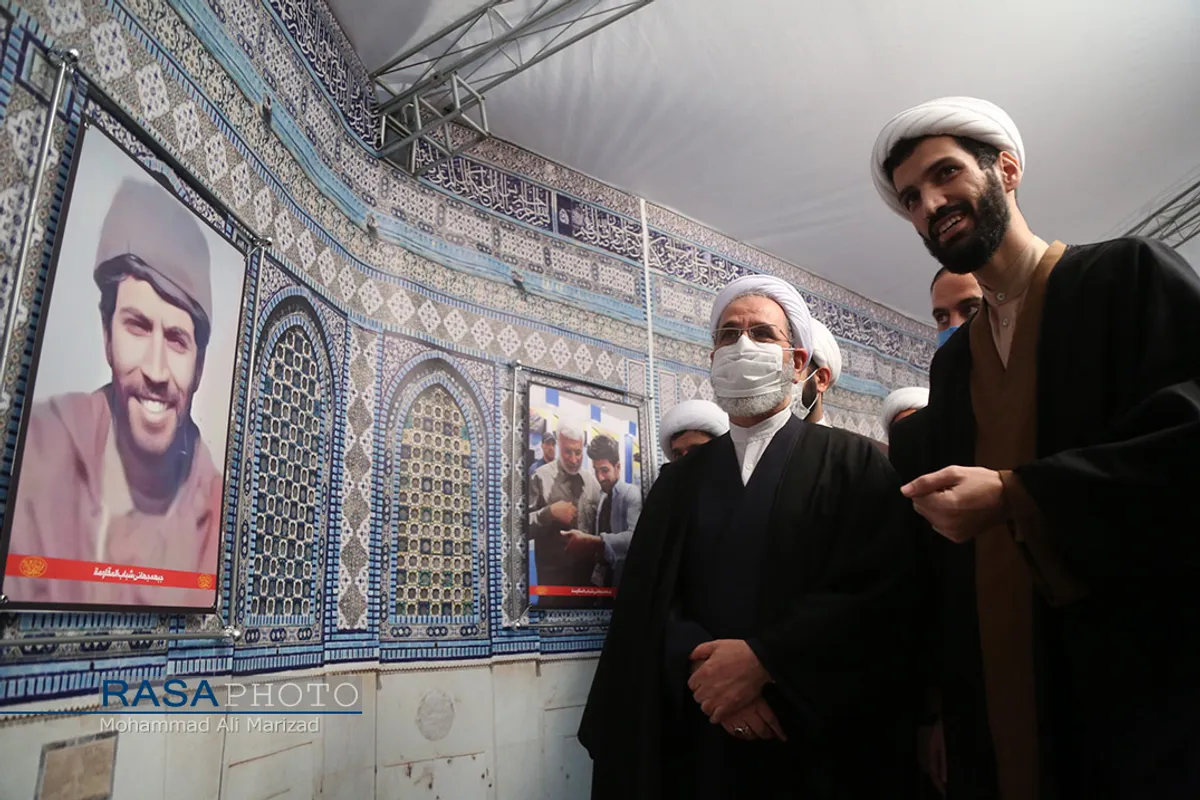 مراسم سالگرد شهادت حاج قاسم سلیمانی ابو مهدی المهندس