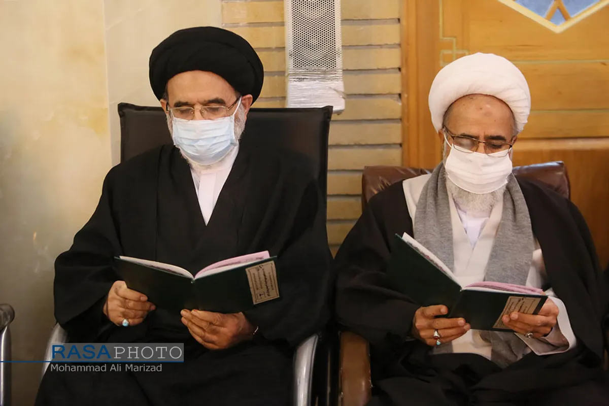 مراسم چهلم مرحوم آیت الله مجتهد شبستری در حرم کریمه اهل&zwnj;بیت (ع)