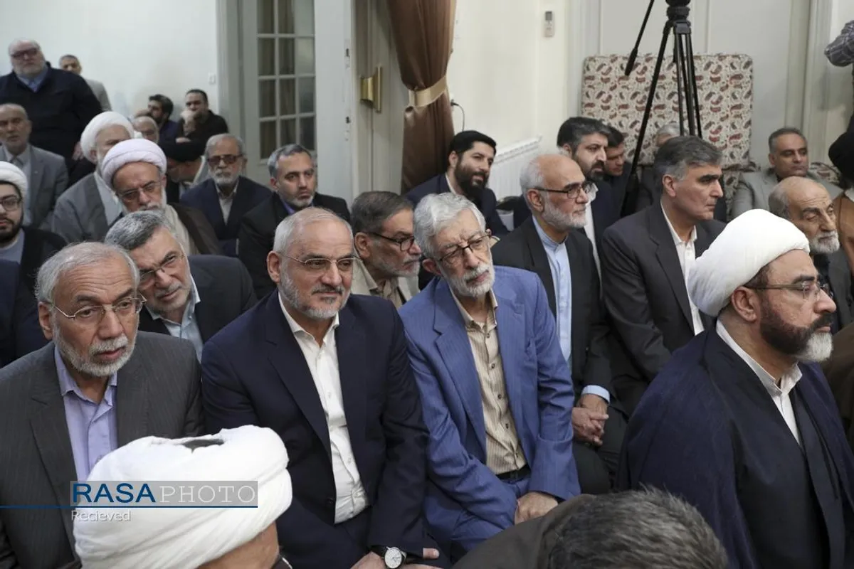دیدار جمعی از مسئولان ارشد سه قوه با رهبر معظم انقلاب