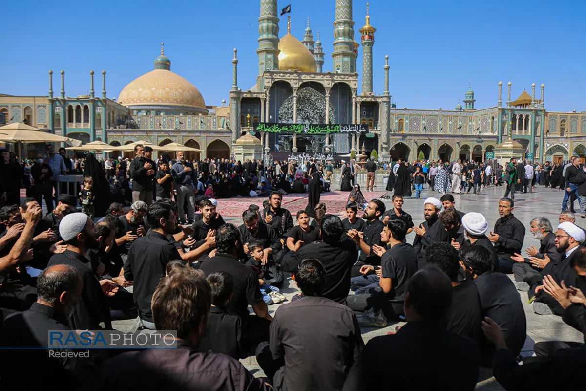 عزاداری روز شهادت حضرت امام حسن عسکری (علیه السلام) در قم