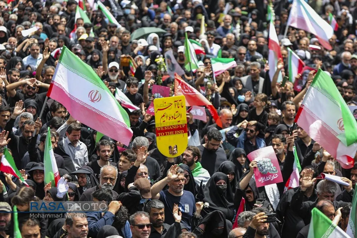 تشییع با شکوه و میلیونی شهدای اقتدار ملی در تهران