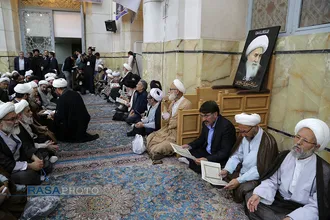 مراسم ختم آیت الله محقق کابلی از سوی رهبر انقلاب