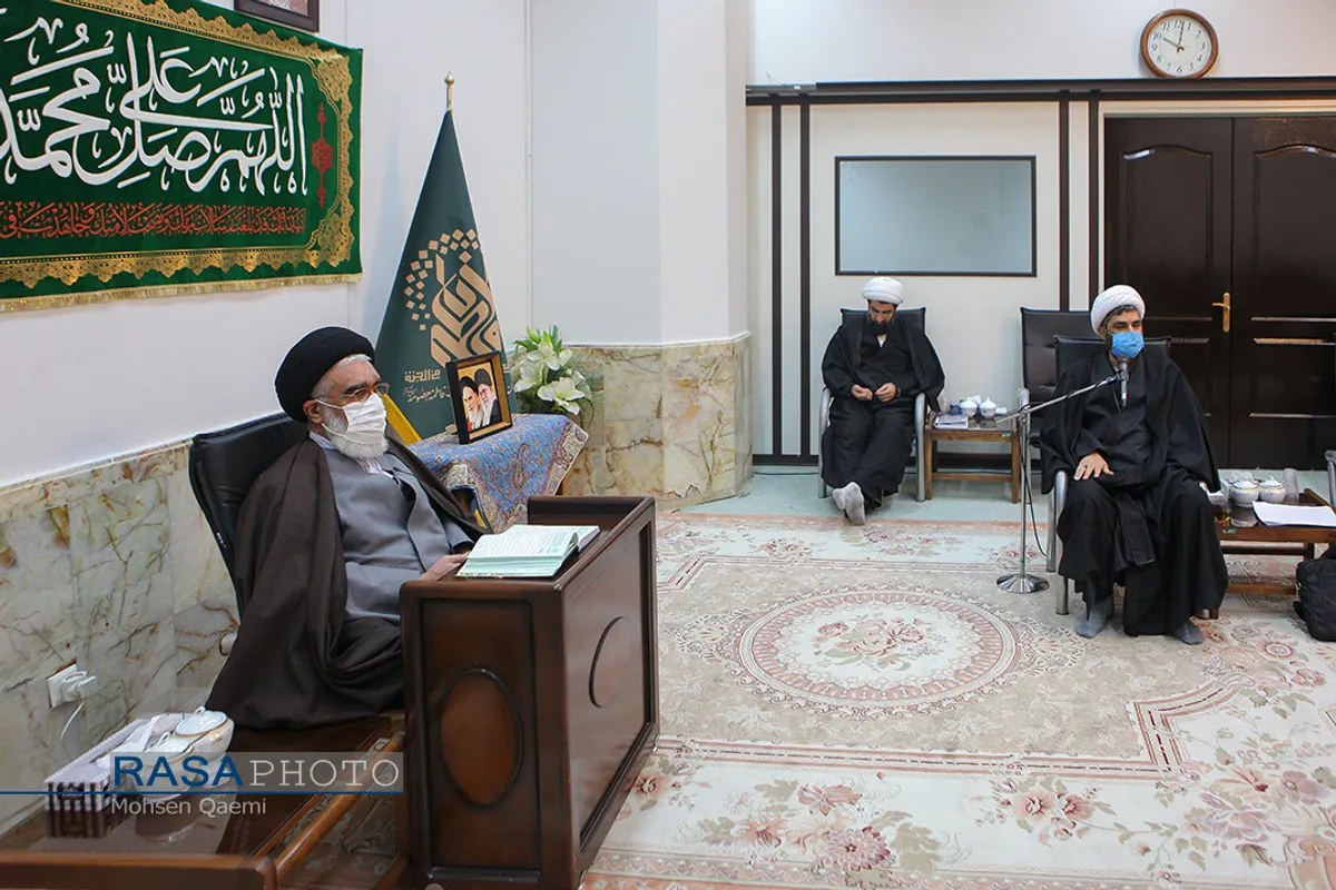 دیدار مدیرعامل خبرگزاری رسا با آیت الله سعیدی