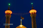 آیین تعویض پرچم حرم در شب وفات حضرت معصومه (سلام الله علیها)