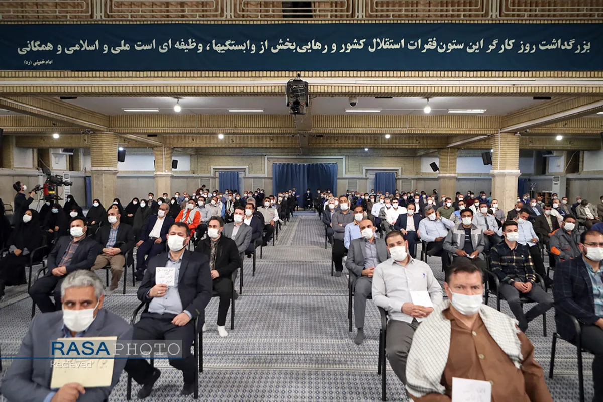 دیدار جمعی از کارگران سراسر کشور با مقام معظم رهبری