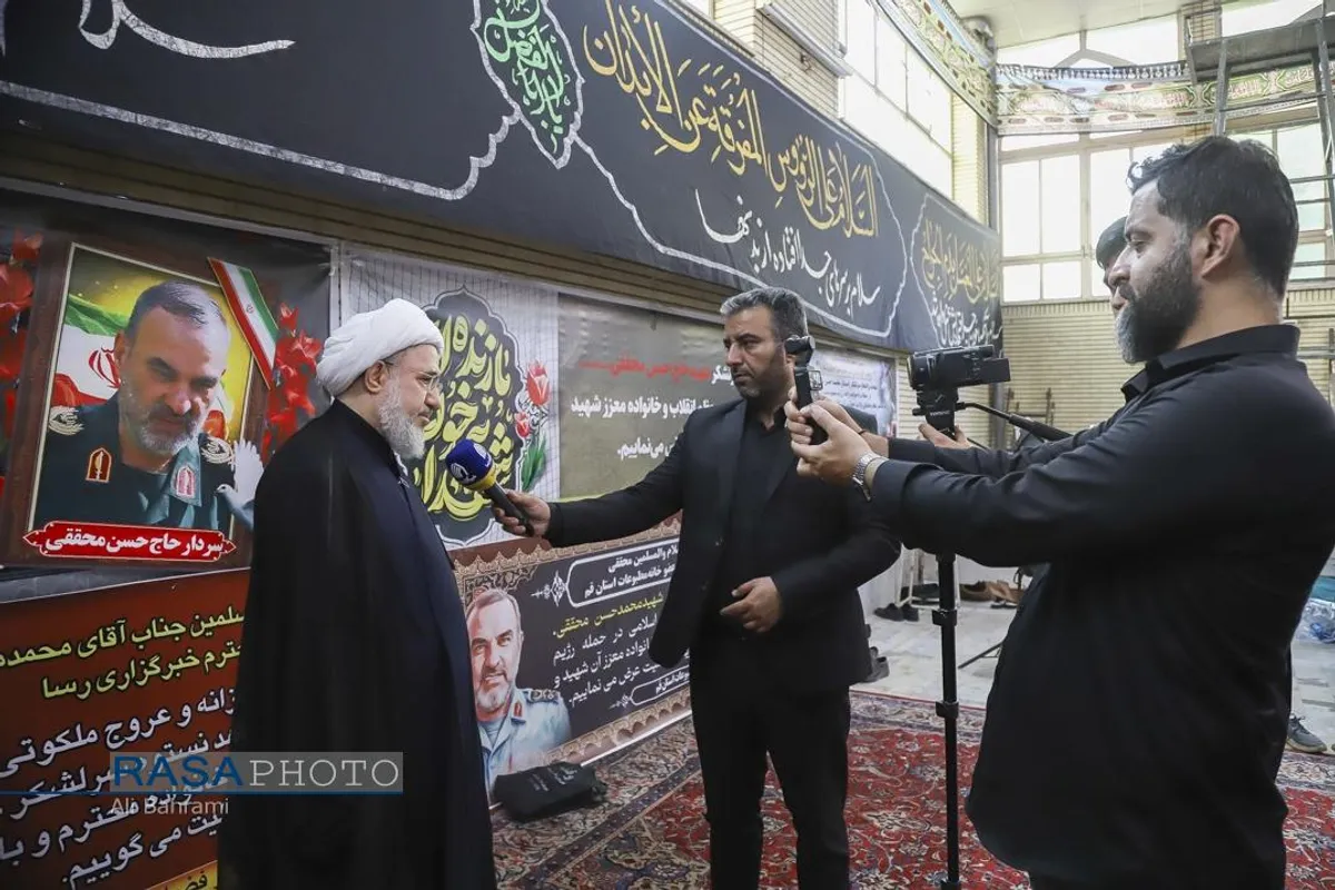 مراسم بزرگداشت سرلشکر شهید حاج حسن محققی در قم