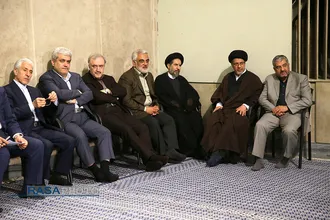 دیدار جمعی از دانشجویان و نمایندگان تشکل&zwnj;های دانشجویی با رهبر انقلاب