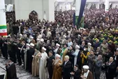 نماز باران در قم به امامت آیت‌الله سعیدی اقامه شد