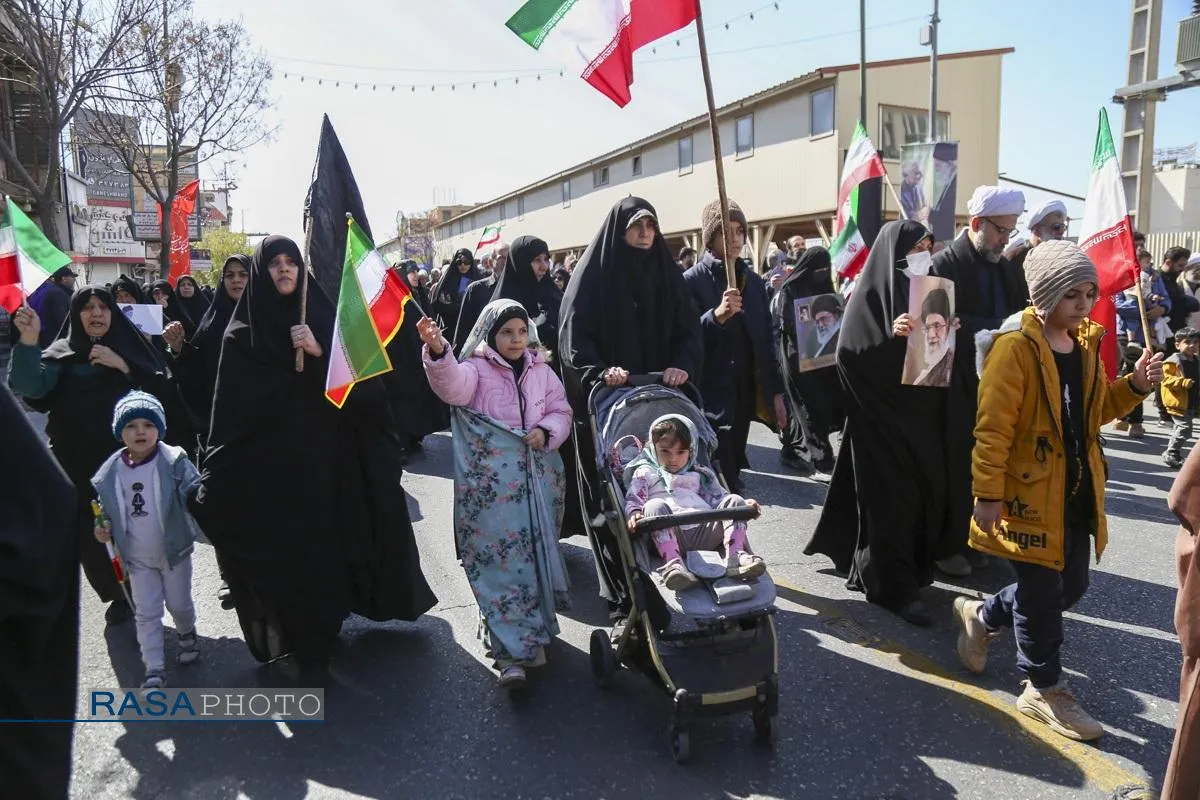 راهپیمایی مردم قم در محکومیت تجاوز آمریکا و رژیم صهیونیستی به کشور
