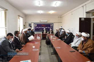 مراسم معارفه معاونان حوزه علمیه استان فارس&lrm;