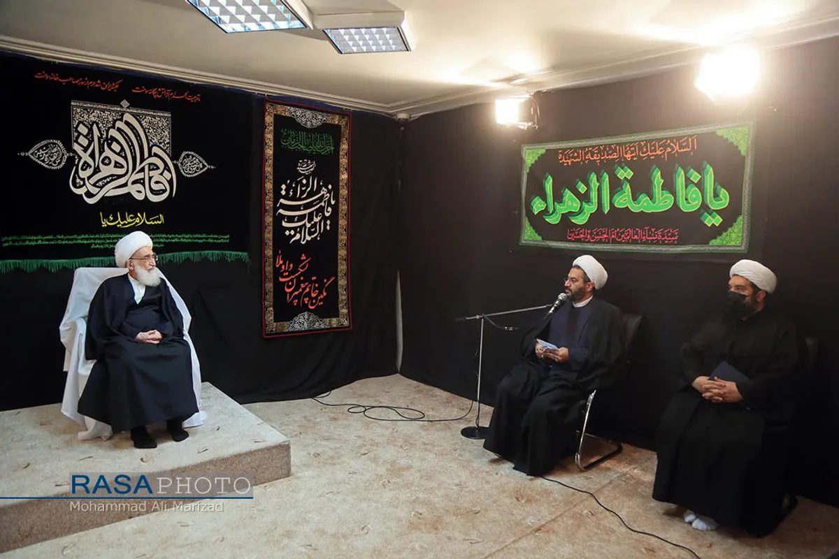 دیدار معاون سازمان اوقاف با حضرات آیات نوری همدانی و علوی گرگانی