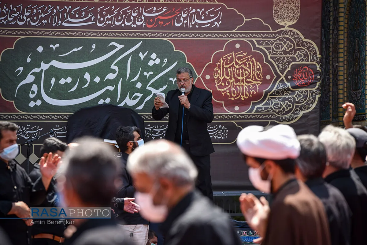 عزاداری تاسوعای حسینی در حرم احمدبن موسی الکاظم (ع)