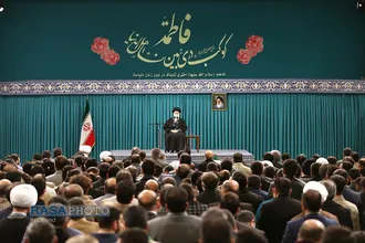 دیدار مداحان اهل&zwnj;بیت (علیهم&zwnj;السلام) با مقام معظم رهبری