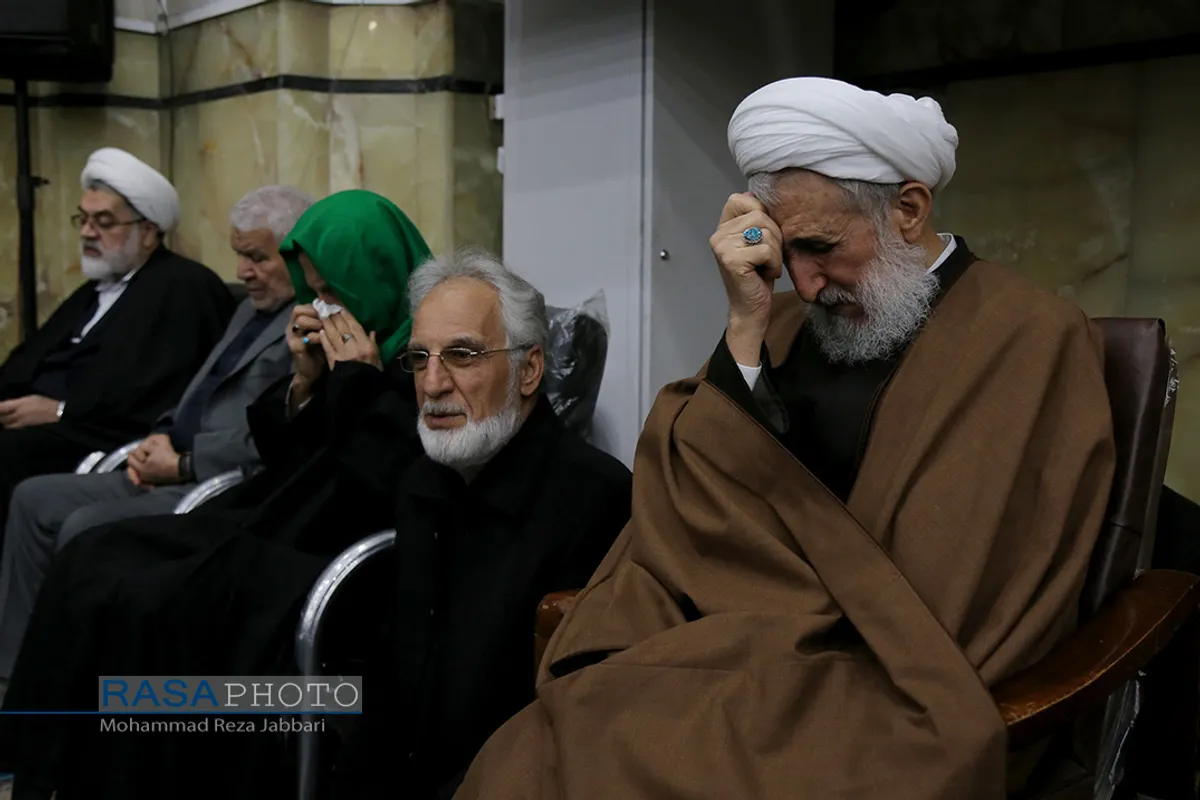 مراسم چهلمین روز رحلت مرحوم آیت الله هاشمی شاهرودی در مسجد اعظم قم