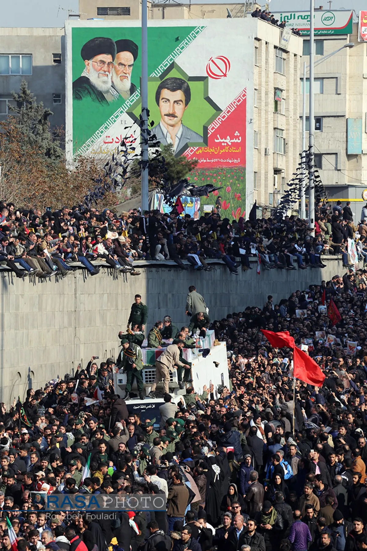 تشییع باشکوه سپهبد شهید حاج قاسم سلیمانی در تهران