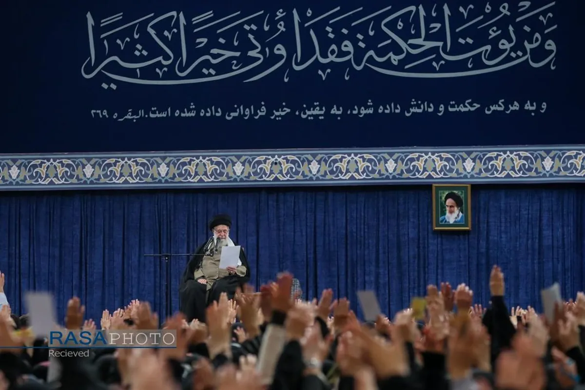 دیدار رمضانی دانشجویان با رهبر معظم انقلاب