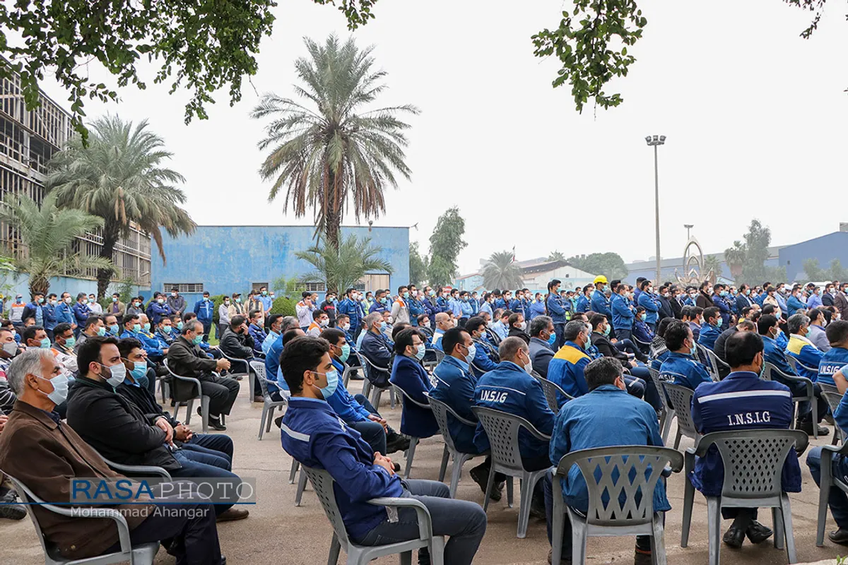 تشییع و خاکسپاری دو شهید گمنام دفاع مقدس در اهواز&lrm;