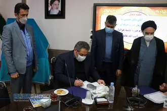 دیدار معاون وزیر تعاون و رییس سازمان آموزش و حرفه&zwnj;ای کشور با ایت الله عاملی